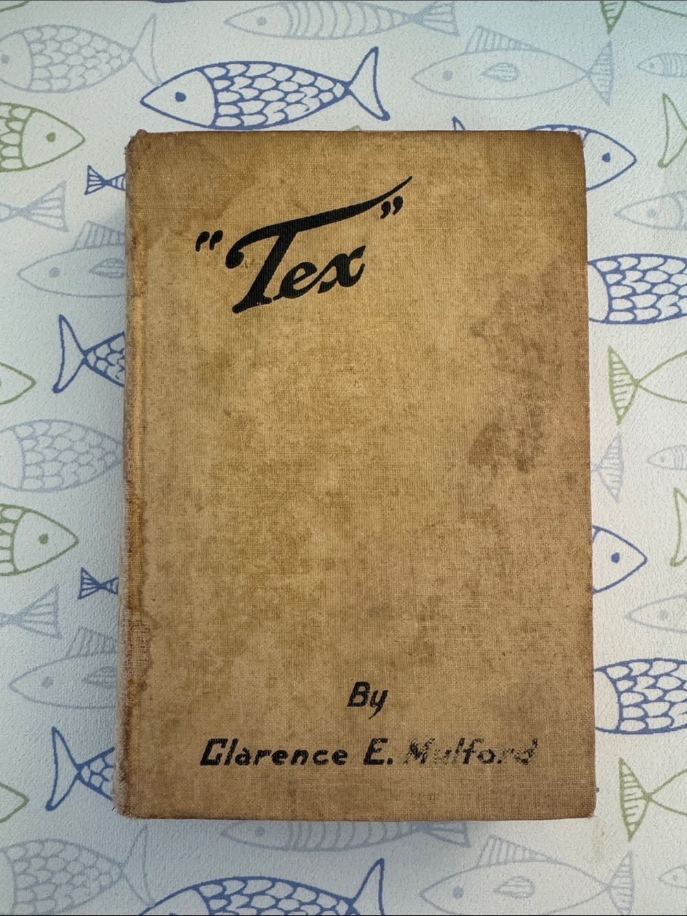 Tex by Clarence E. Mulford hardback copy vintage